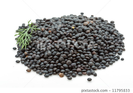 Black lentils heap Black lentils heap 11795833