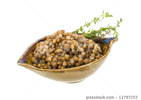 Backed lentils Backed lentils 11797355