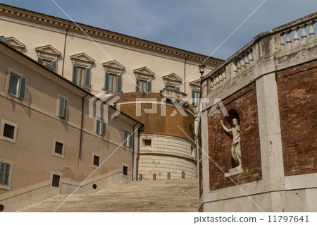 Rome, the Consulta building in Quirinale square. Rome, the Consulta building in Quirinale square. 11797641