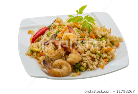 Fried rice with shrimps 11798267