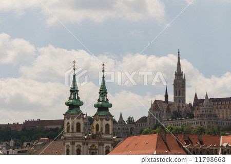 view of landmarks in Budapest 11798668