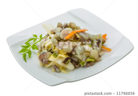 Raw octopus salad 11798856