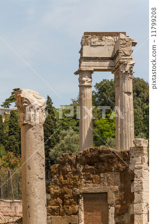 Ruins by Teatro di Marcello, Rome - Italy 11799208
