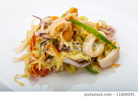 Asian seafood salad Asian seafood salad 11800095