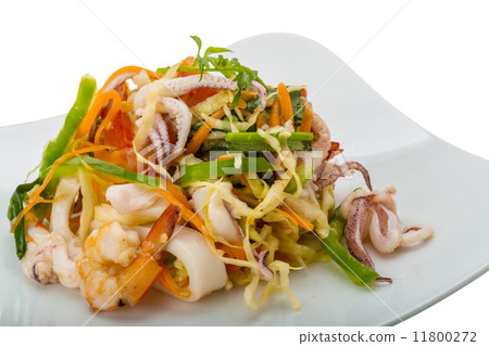 Asian seafood salad Asian seafood salad 11800272