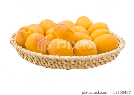 Yellow ripe apricots Yellow ripe apricots 11800467