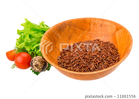 Brown raw rice 11801556
