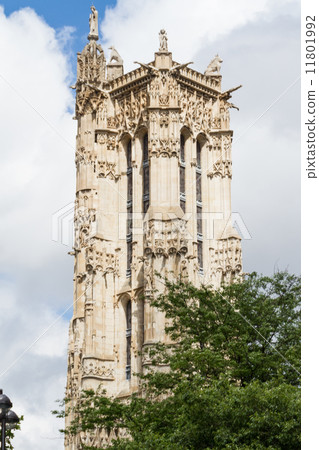 Historic building in Paris France 11801992