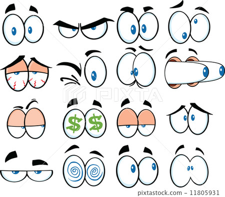 Funny Eyes. Set Vector Collection Funny Eyes. Set Vector Collection 11805931