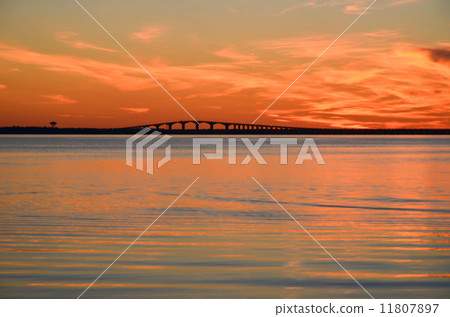 Oland bridge at sunset 11807897