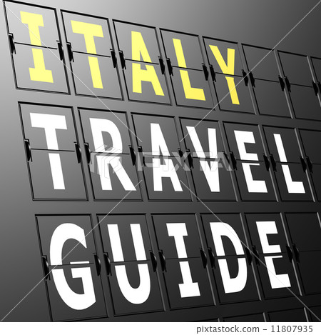Airport display Italy travel guide Airport display Italy travel guide 11807935