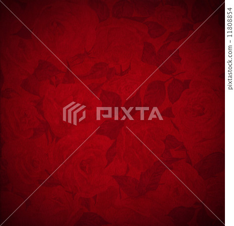 Red Velvet Background - Roses Flowers 11808854