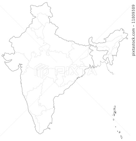 Map of India 11809389