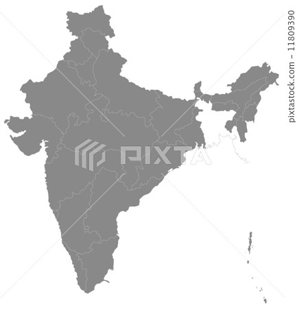 Map of India 11809390