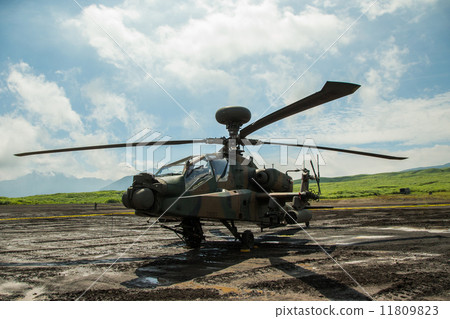 the ground self-defense force, attack helicopter, apache longbow 11809823