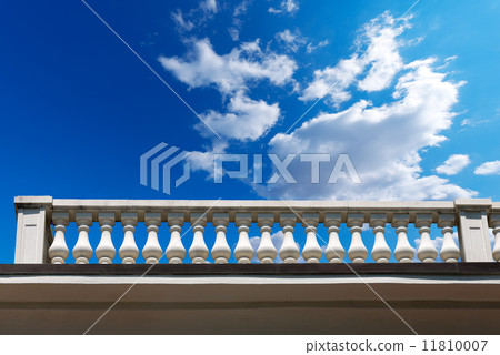 Balustrade Pillars on a Cloudy Sky 11810007
