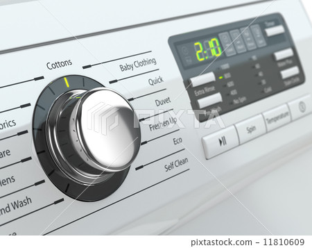 Control panel of washing machine. Control panel of washing machine. 11810609