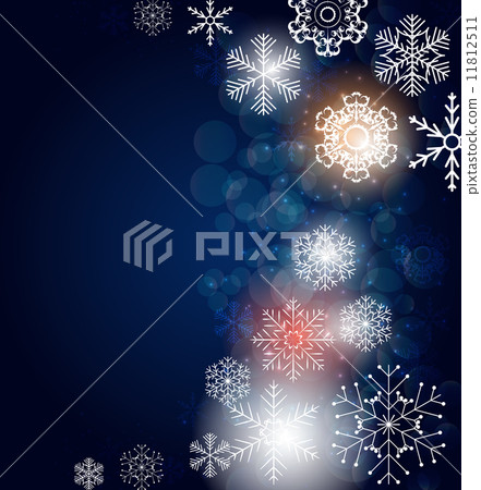 Christmas Snowflakes Background Vector... - Stock Illustration ...
