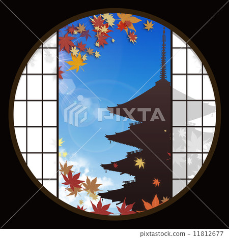五層塔和秋葉 11812677
