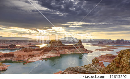 lake powell, sunup, colorado river 11813292