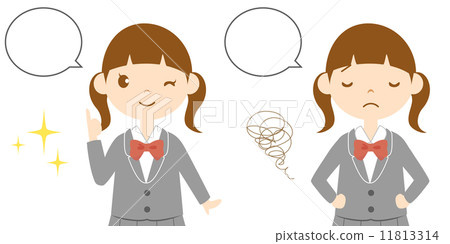 表達心情的中學生 11813314