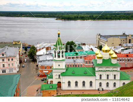 Summer view Church Nativity John Precursor Nizhny Novgorod 11814642