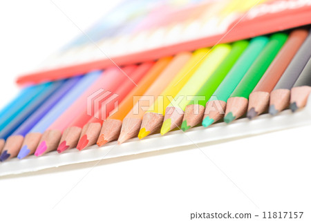 Colored pencils in box 11817157