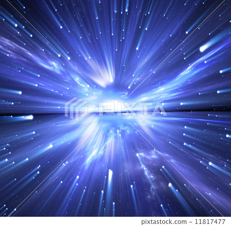 Time warp, traveling in space with stars. 11817477