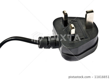 Electric plug isolated on the white Electric plug isolated on the white 11818851