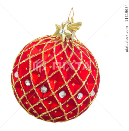 Red Christmas ball  11819684