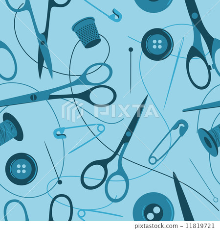 Sewing seamless pattern Sewing seamless pattern 11819721