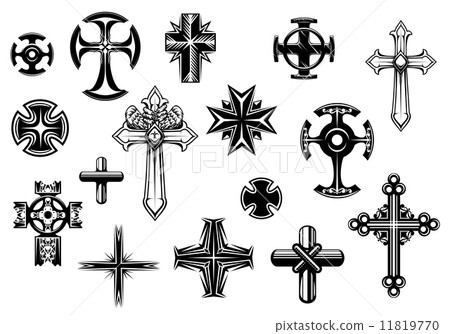 Religious crosses set Religious crosses set 11819770