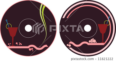 Cd - Dvd Label Design Template - Stock Illustration [11821222] - PIXTA