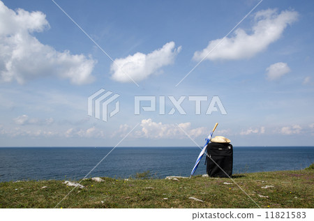 Travel equipment by seaside Travel equipment by seaside 11821583