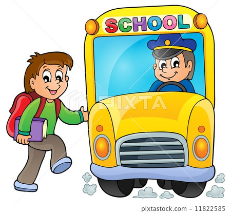 Image with school bus theme 5 11822585