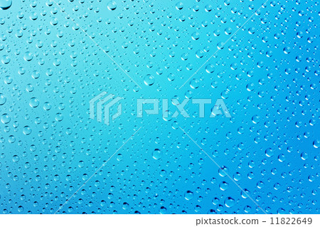 Blue Abstract Water Drops  Background 11822649