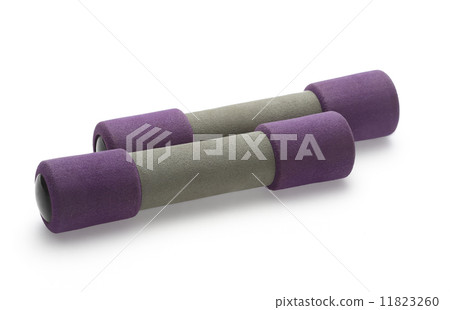 Two dumbbell isolated on white background Two dumbbell isolated on white background 11823260