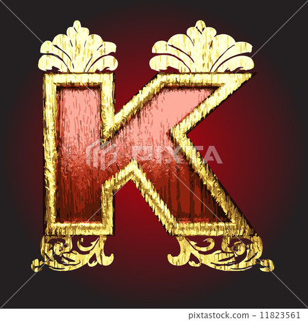 vector retro golden figure 11823561