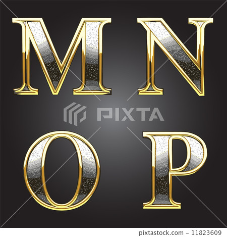 Golden and silver figure 11823609