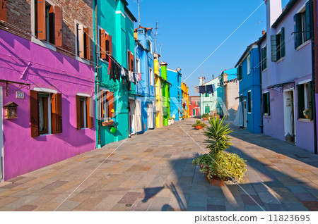Italy Venice Burano island Italy Venice Burano island 11823695