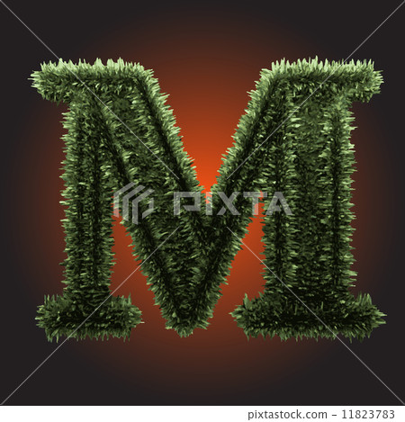 vector grass figure vector grass figure 11823783