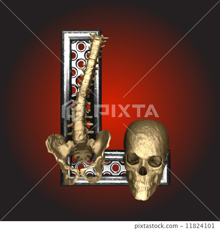 Vector Metal figure with skeleton 11824101