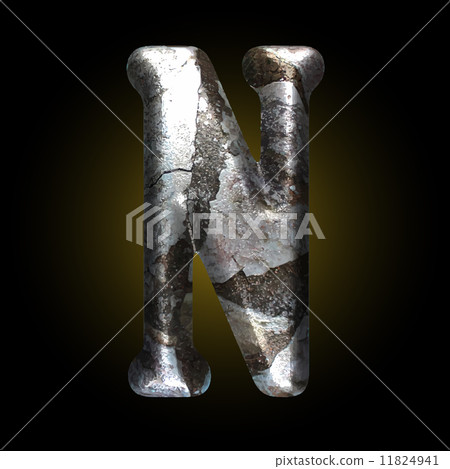 vector old stone letter 11824941