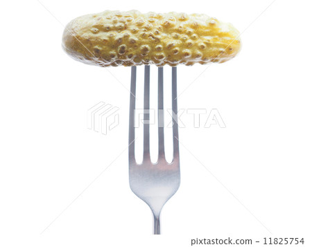 pickled gherkins on a plug 11825754