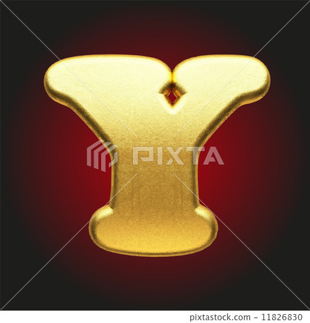 vector golden letter 11826830