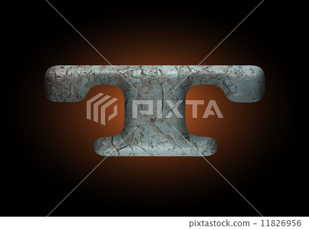 vector old stone letter t 11826956