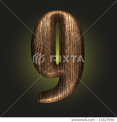 Vector wooden figure 11827646