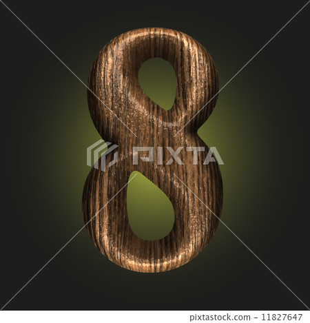Vector wooden figure Vector wooden figure 11827647