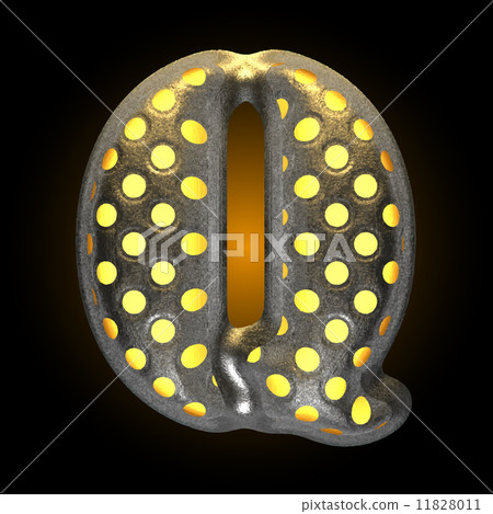 vector metal with glow dots figure q 11828011