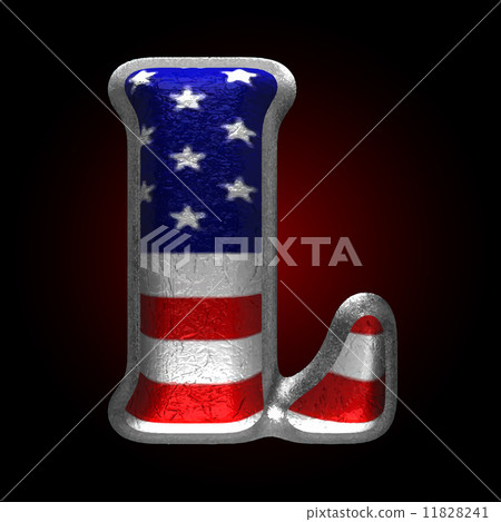 Vector American metal figure l 11828241